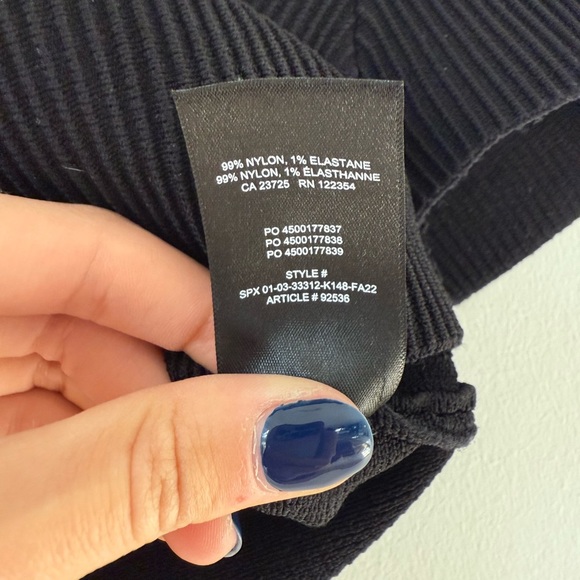 BABATON crop black top size L - Picture 6 of 6